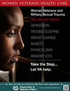 PTSD: Sexual Trauma Thumbnail of PTSD Sexual Trauma poster: Let VA Help.