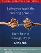 Stress Thumbnail of stress poster, Before you reach the breaking point, learn how to manage stress