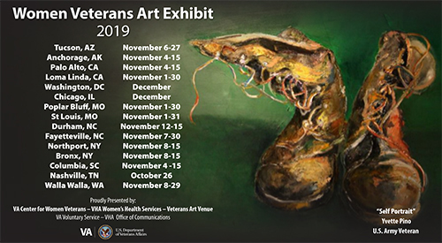 Women Veterans Art Show Poster