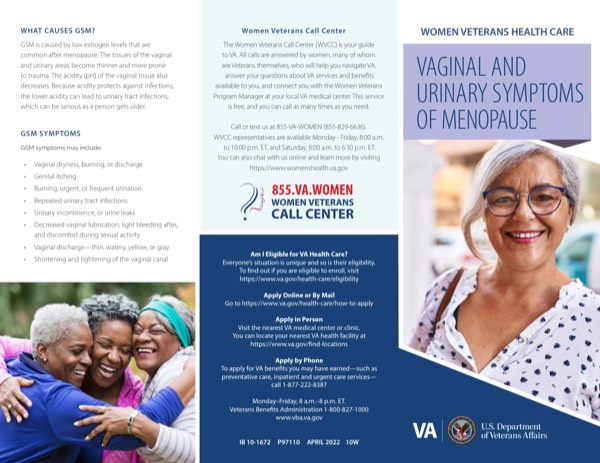 Brochures and Information - Women Veterans Health Care