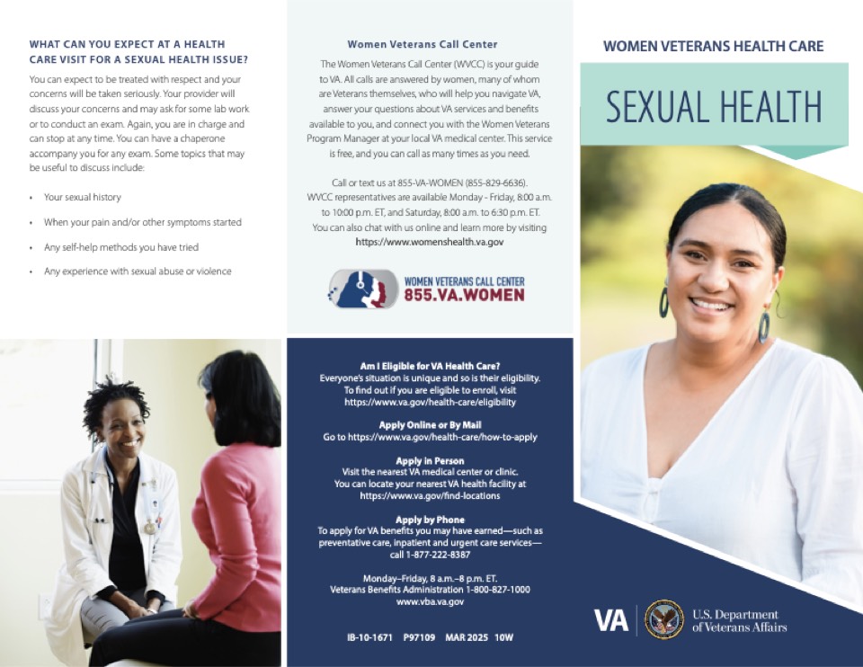 Brochures and Information - Women Veterans Health Care