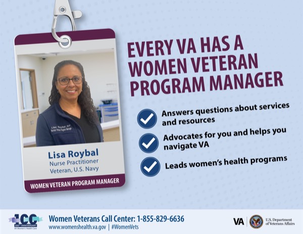 Every VA has a Women Veteran Program Manager
