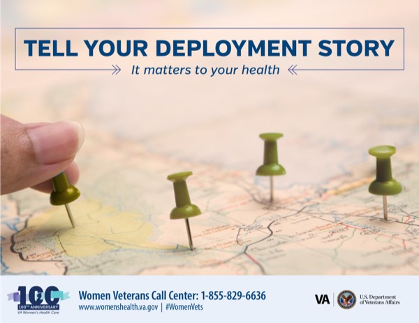 Tell your post-deployment story. It matters to your health