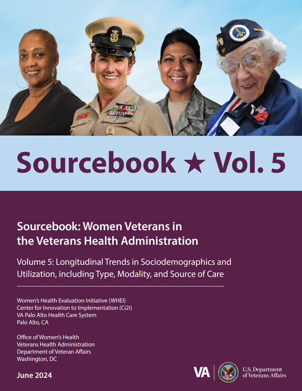 Thumbnail image of Sourcebook Volume 5: Women Veterans in the Veterans Health Administration