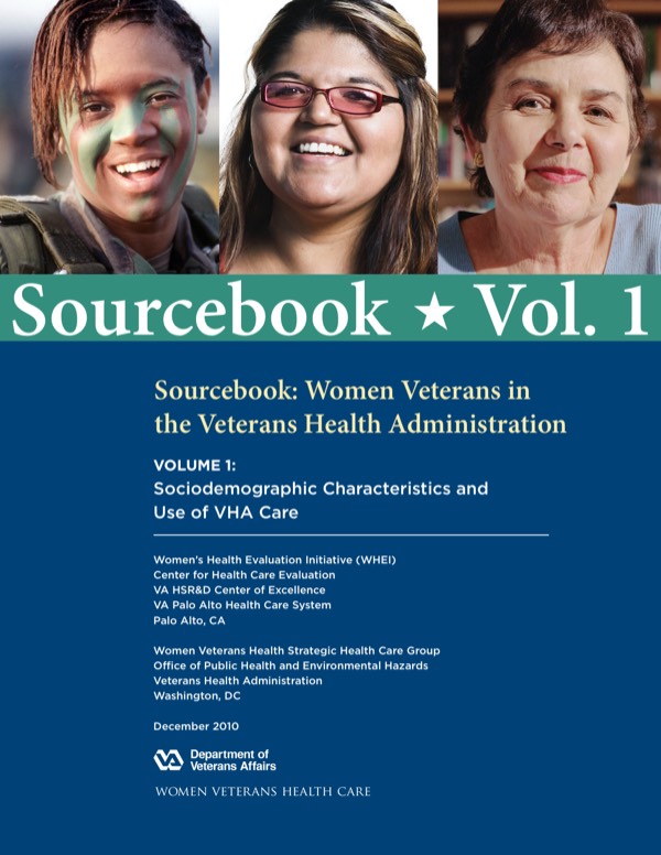 Thumbnail image of Sourcebook Volume 1: Women Veterans in the Veterans Health Administration