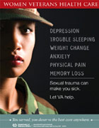 Sexual Trauma Awareness Thumbnail image of sexual trauma awareness poster: Sexual trauma can make you sick.