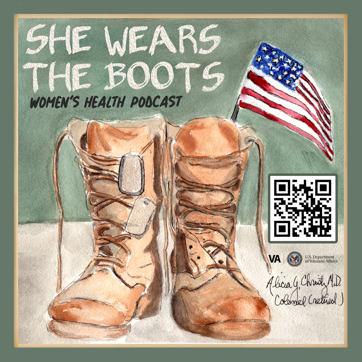 She Wears the Boots Sticker